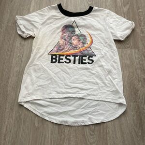 Star wars kids 7/8 white shirt